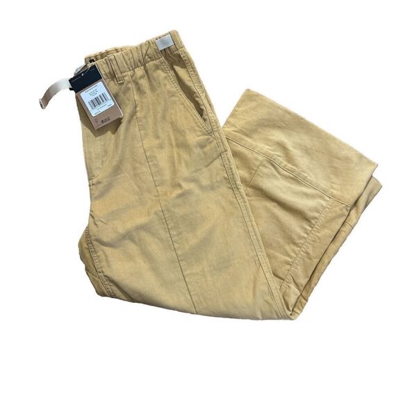 NWT THE NORTH FACE WOMENS CORDUROY EASY WIDE LEG PANTS SIZE XL ANTELOPE TAN - Picture 2 of 7